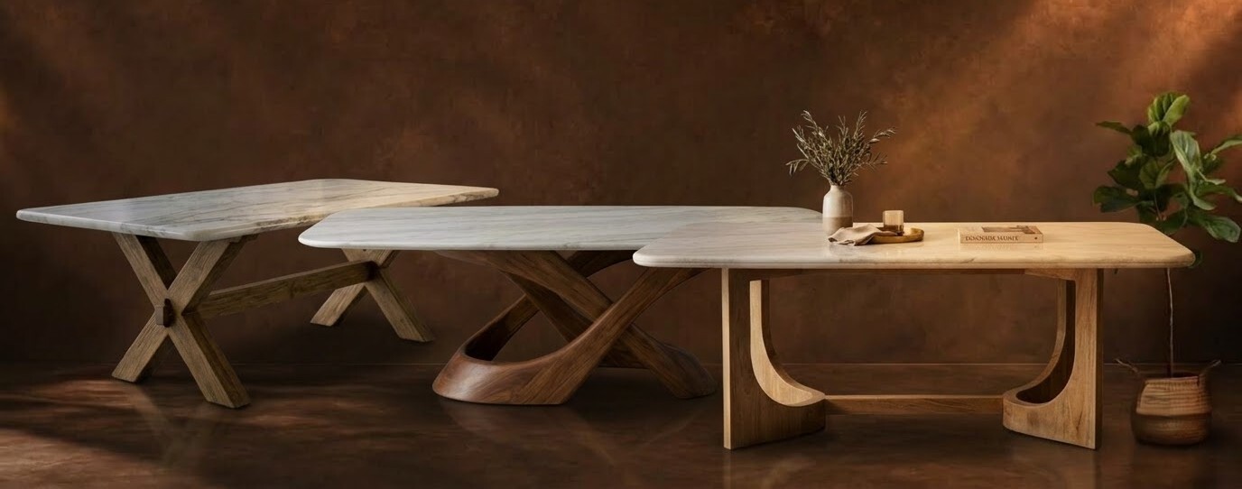 Newly arrived handcrafted furniture piece